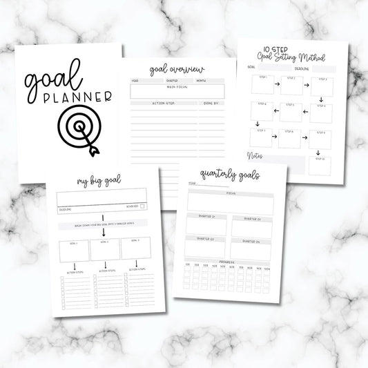 Printable Goal Setting Planner