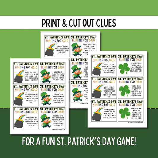 St. Patrick's Day Printable Treasure Hunt
