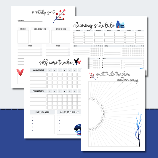 January Planner Printables