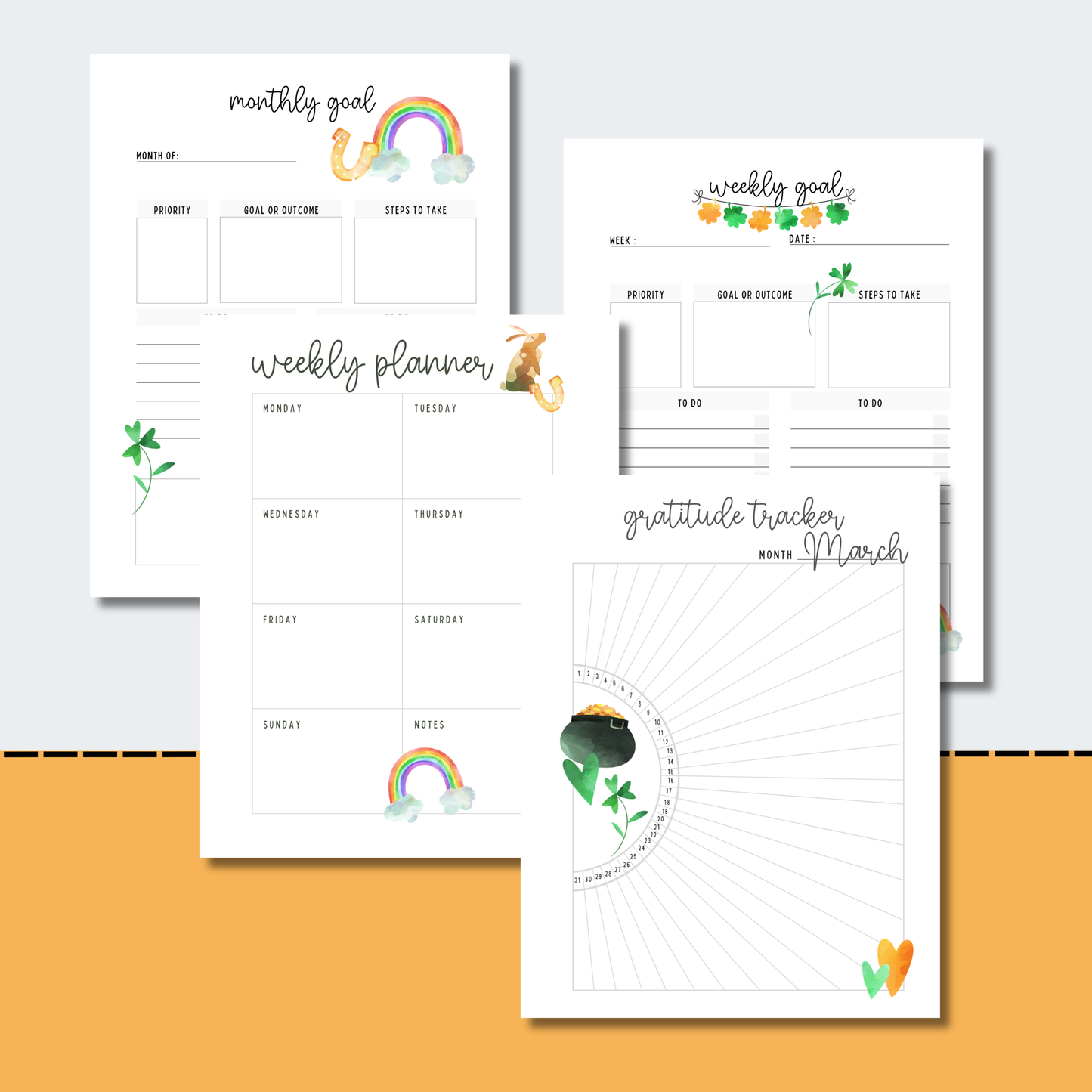 March Planner Printables