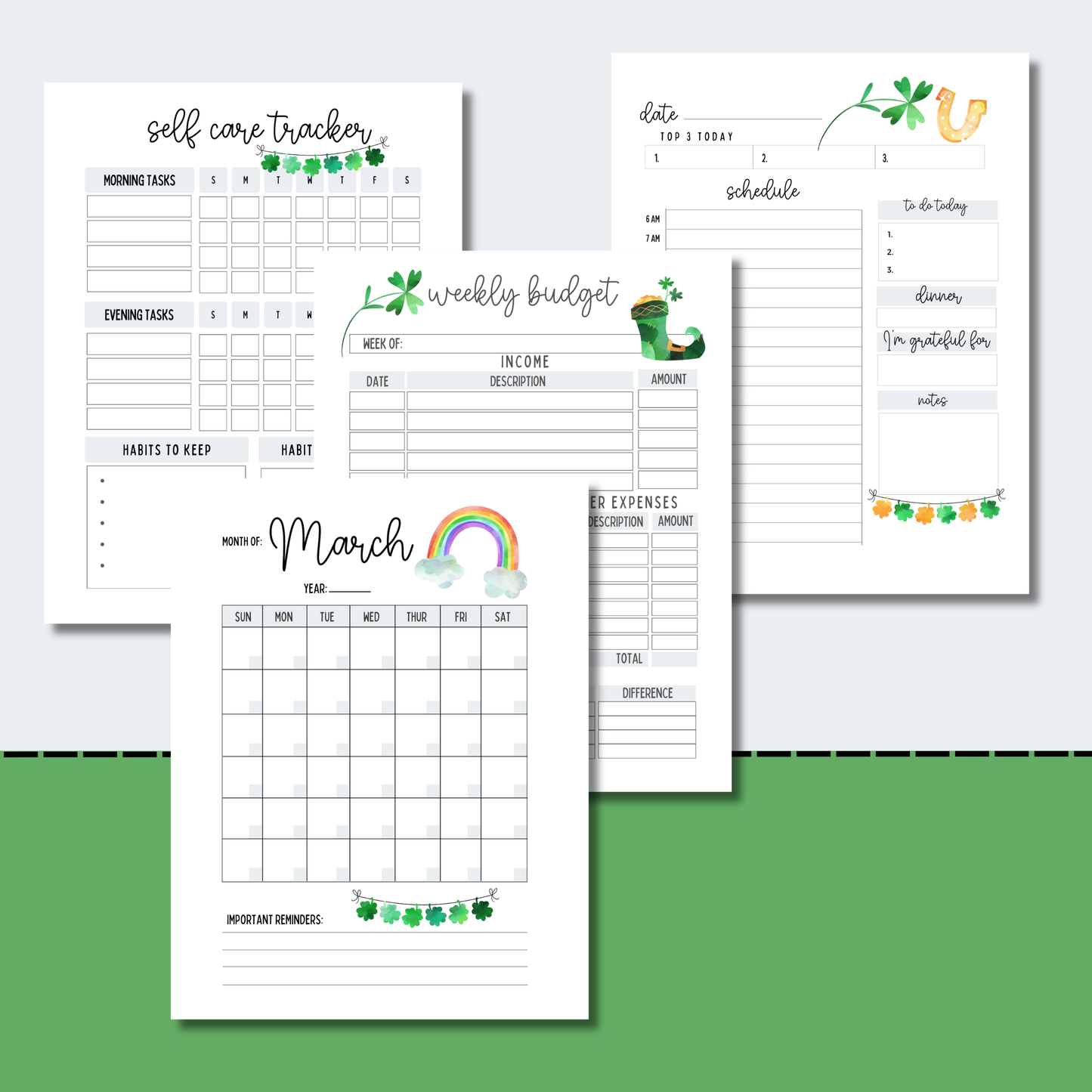 March Planner Printables