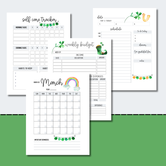 March Planner Printables